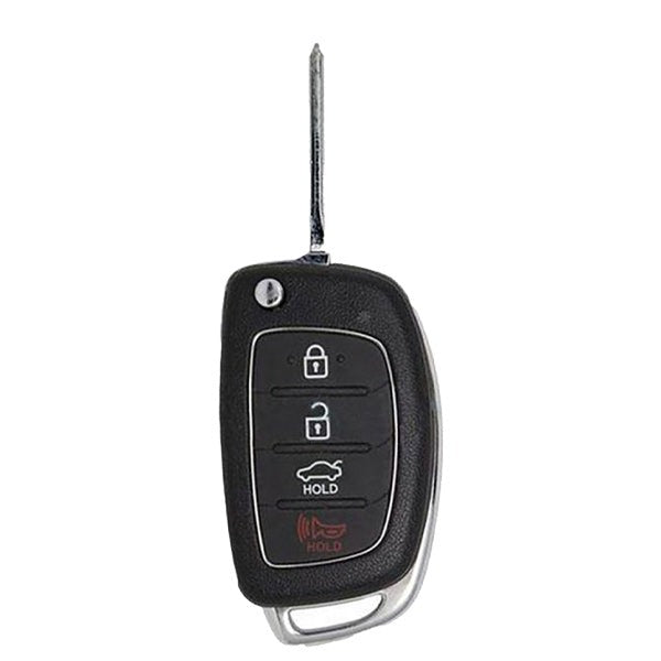 2015-2017 Hyundai Sonata / 4-Button Flip Key / PN: 954430-C1010 / TQ8-RKE-4F16 (OEM Recase)