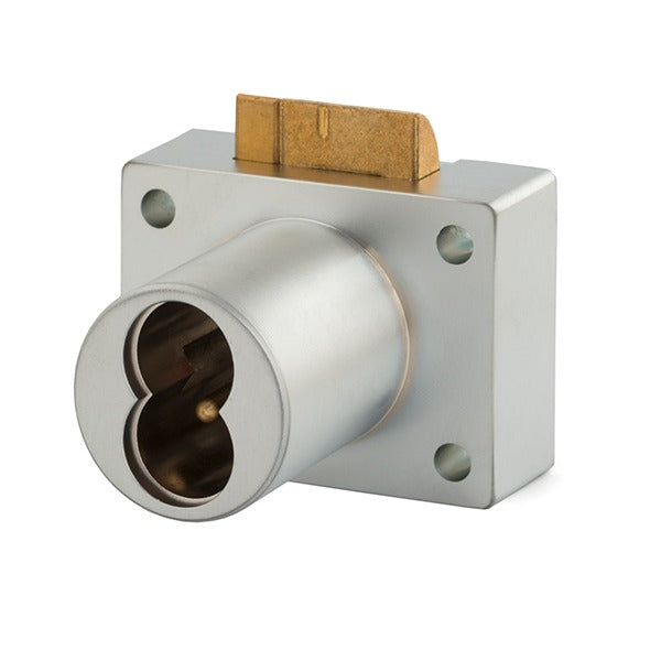 Olympus - 950IC - Deadlatching Drawer Lock - Less Cylinder - SFIC - Satin Chrome - Grade 1