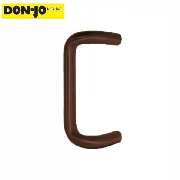 Don-Jo - 1158 - Offset Round Door Pull - 12" CTC - 313 - Dark Bronze