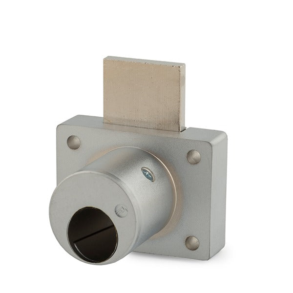 Olympus - 800LC - Cabinet Drawer Deadbolt Lock - Less Cylinder - Schlage Cylinder Compatible - Optional Cylinder Length - Satin Chrome - Grade 1