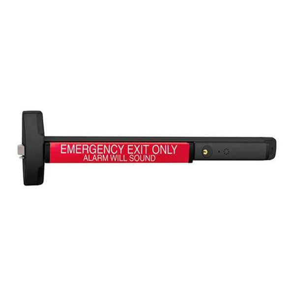 Accentra (Formerly Yale) - 6100ED - Alarmed Exit Device - Surface Mounted - 3 Foot - Black Suede Powder - Grade 1