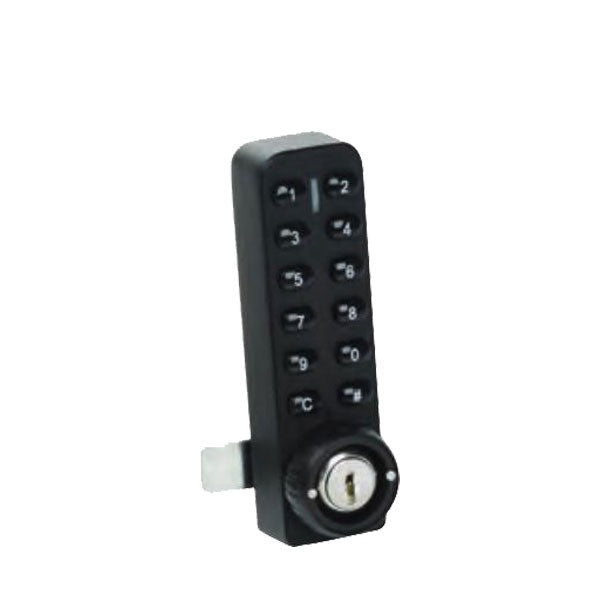 CCL - E903VMB - I-Lock Electronic Cabinet / Cam Lock - Vertical - Multiple User Mode - 12 Buttons - Black