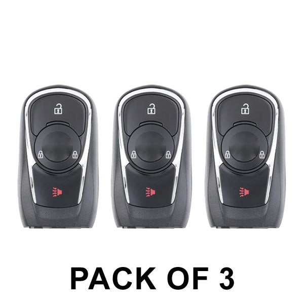 3 x 2018-2020 Buick Regal / 3-Button Smart Key / PN: 13506667 / HYQ4EA (AFTERMARKET) (Pack of 3)