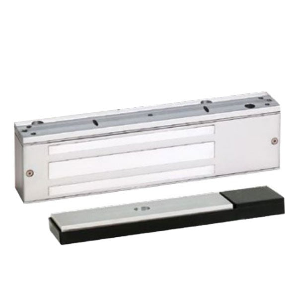 SDC - 1581DEV - Single Slave Magnetic Lock - Delayed Egress - Surface Mount - 650lbs - 12/24VDC - Aluminum - Fire rated - Grade 1