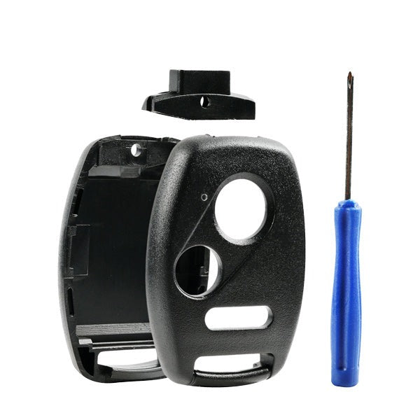 2005-2017 Honda / 3-Button Remote Head Key SHELL Replacement Kit / HO01 / CWTWB1U545, MLBHLIK-1T (AFTERMARKET)