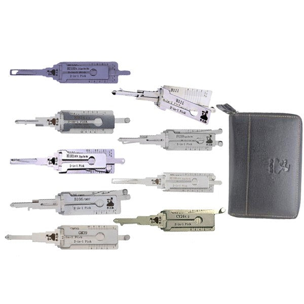 ORIGINAL LISHI - Complete Automotive 101 Beginner Starter Pack (BUNDLE of 10 Lishi Tools)