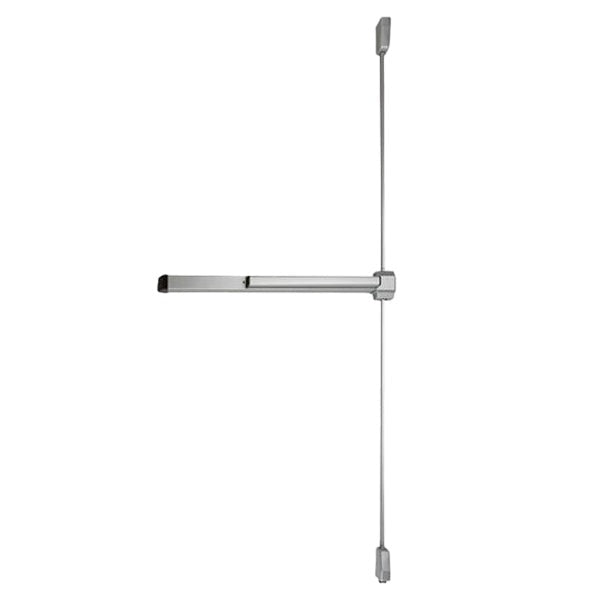 Von Duprin - 2227EO - Surface Mounted Vertical Rod Exit Device - Exit Only - 689 - Aluminum - Grade 1
