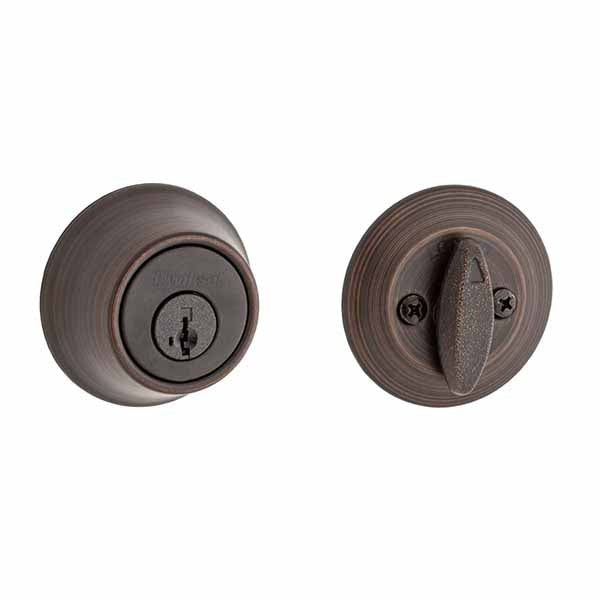 Kwikset - 660 - Residential Deadbolt - Single Cylinder - Round Rose - Optional Finish - SC1 Schlage - SmartKey Technology - Grade 3