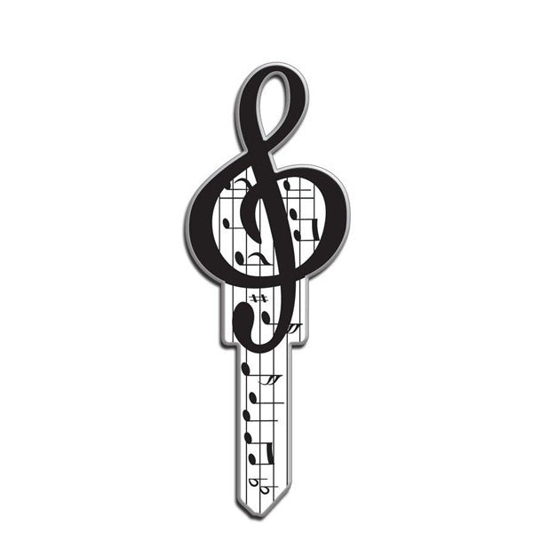 LuckyLine - B125S - Key Shapes - Music - Schlage - SC1 - 5 Pack