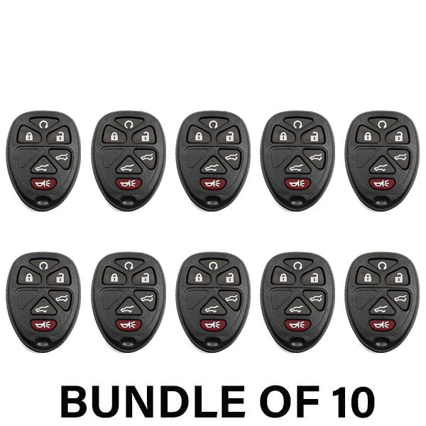 10 x 2007-2014 GM / 6-Button Keyless Entry Remote / PN: 15913427 / OUC60270 / (AFTERMARKET) (BUNDLE OF 10)