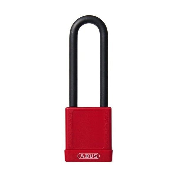 Abus - 06771 - Plastic-Covered Aluminum Core Padlock 74/40Hb75 - Keyed Different - Red Finish
