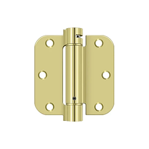 Deltana - 3-1/2" x 3-1/2" x 5/8" Spring Hinge - Optional Finish