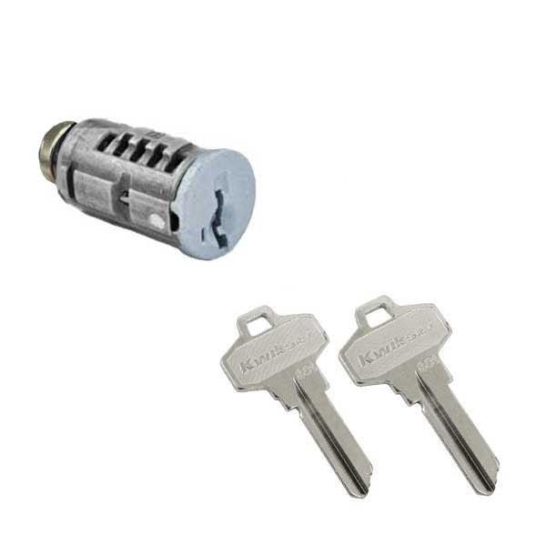 Kwikset - SmartKey SC1 Schlage Cylinder For Square Drive Chassis Levers - Silver Finish