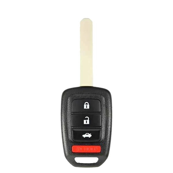 2016-2019 Honda / 4-Button Remote Head Key / PN: 35118-T2A-A60 / MLBHLIK6-1TA (OEM Recase)