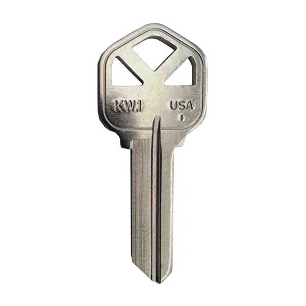 Ilco - KW1-NP KWIKSET Key Blank - 250 Pack