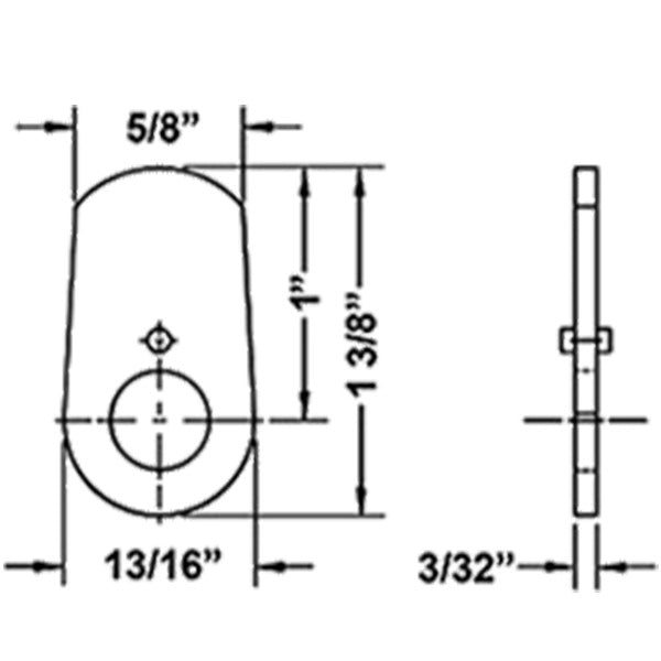 Olympus - DCNP-HD-1 - Heavy Duty Straight Cam - 1" Length