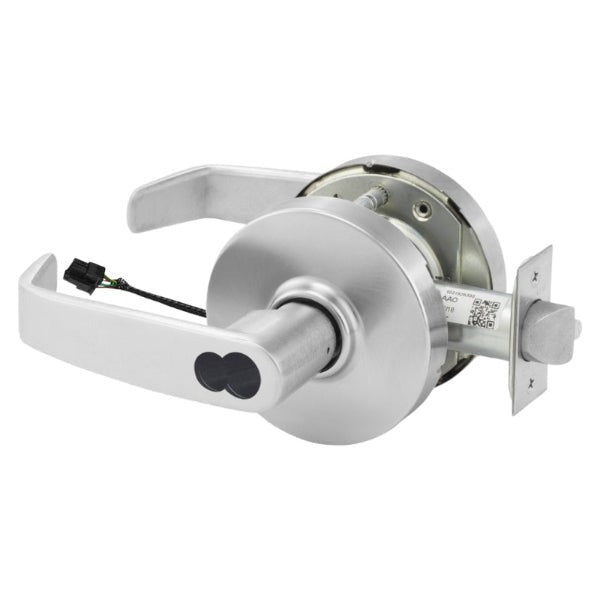 Sargent - RX2860 - 10G70/71 Series - Electrified Cylindrical Lock - Fail Secure - 12V - LL Design - LFIC Prep - Less Core - RX Switch - Satin Chrome (26D)