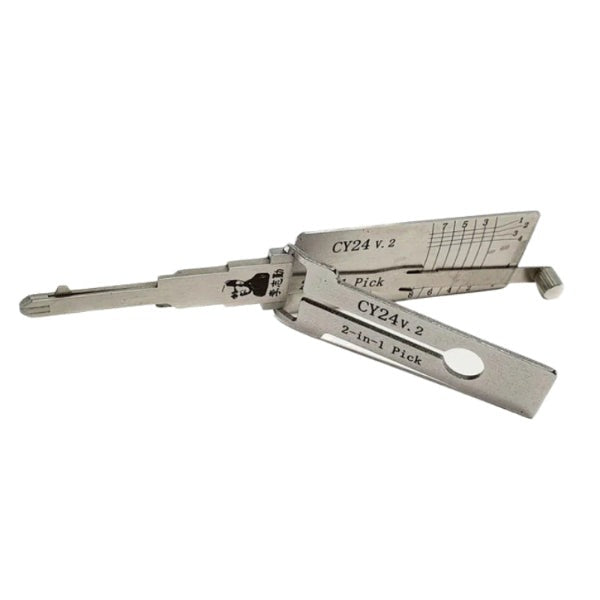 ORIGINAL LISHI - Chrysler CY24 Y157 Y159 / V2 / 8-Cut / 2-in-1 Pick & Decoder / Anti Glare
