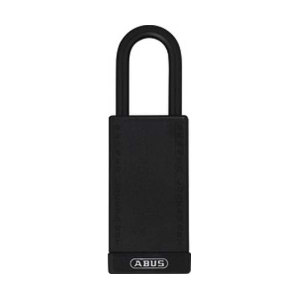 Abus - 09880 - Plastic-Covered Aluminum Core Padlock 74Lb/40 Black