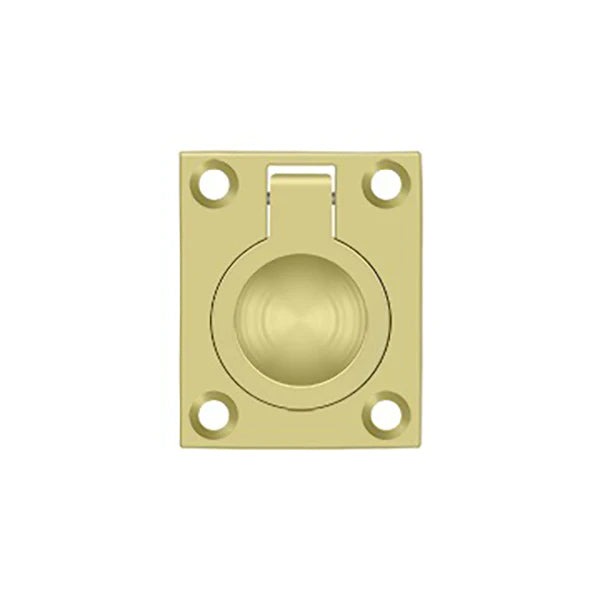 Deltana - Flush Ring Pull - 1-3/4" x 1-3/8" - Optional Finish