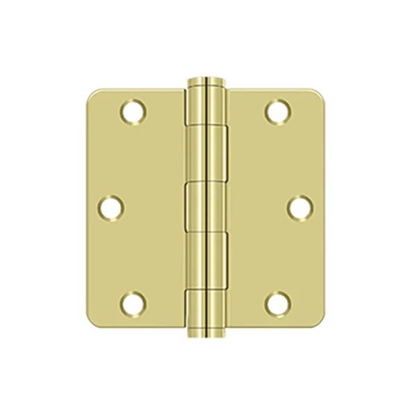 Deltana - 3-1/2" x 3-1/2" x 1/4" Radius Hinge - Heavy Duty - Optional Finish