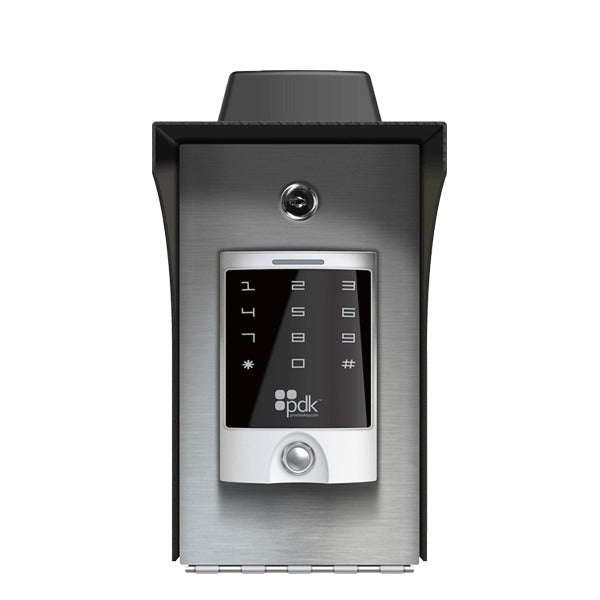 PDK - Pedestal IO - Outdoor Pedestal Mount Enclosure - with Pre-Installed Single Gang Reader (Ethernet)