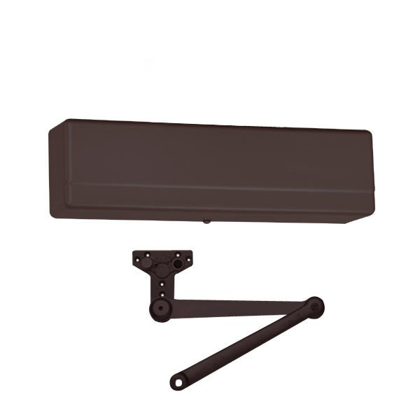 Sargent - 1431 - Powerglide Door Closer - Back Check Function - Heavy Duty Parallel Arm - Adjustable Size 1-6 - Plastic Cover - Dark Oxidized Satin Bronze - Fire Rated - Grade 1