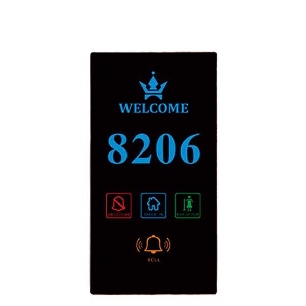 Orbita - DS-258HR - Smart Hotel Door Sign - 220V - Silver - 100K Touch Tested