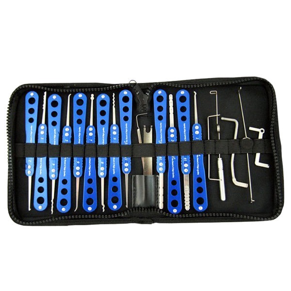 KLOM - Lock Picks Set - Boutique Locksmith Tools - 20-in-1