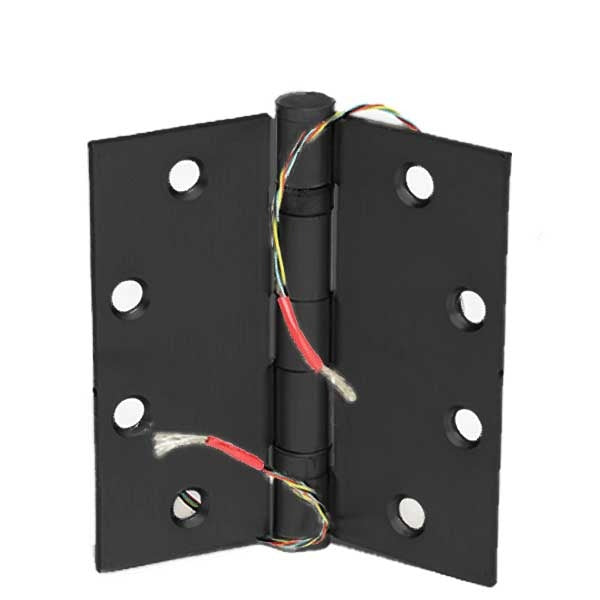 Command Access - Energy Transfer Swing Hinge - Steel Base - 4/26 Gauge - Black