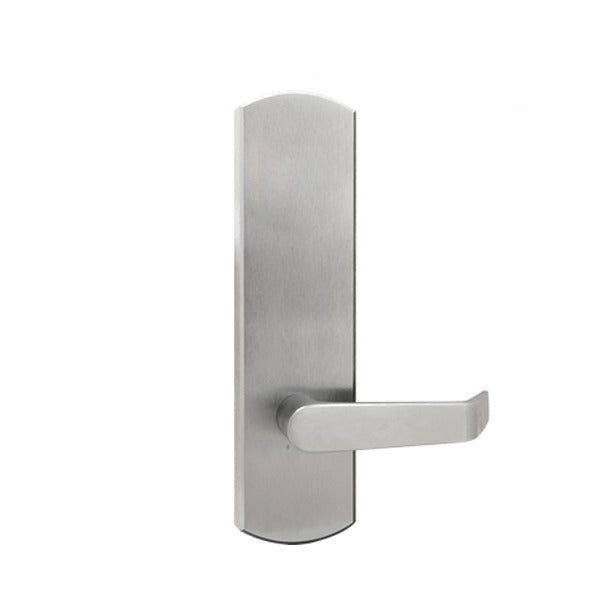 TownSteel - ED5500E - Escutcheon Lever Exit Trim - 2-3/4 " Backset - for ED5500/ED5600 Exit Devices - Passage Function - Satin Chrome - Grade 1