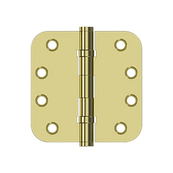 Deltana - 4" x 4" x 5/8" Radius Hinge - Ball Bearing - 0.129 Thickness - Optional Finish
