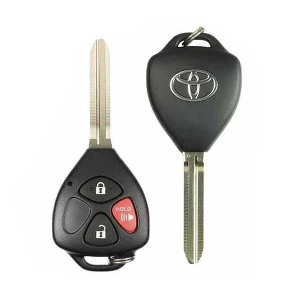 2006-2013 Toyota RAV4 Yaris / 3-Button Remote Head Key/ PN: 89070-42660 / HYQ12BBY / BDC (OEM Refurb)