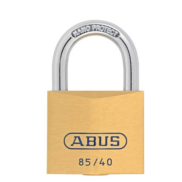Abus - 85/40 B - Premium Solid Brass Padlock - 1-37/64" Width