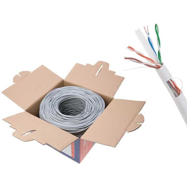 DynoTech - 909887 - Network Cable - Cat6 / CCA - UTP - 1000ft - White