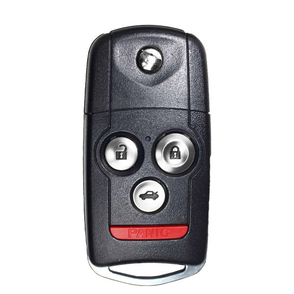 2009-2014 Acura / 4-Button Flip Key / PN: 35113-TK4-A10 / MLBHLIK-1T (OEM Recase)