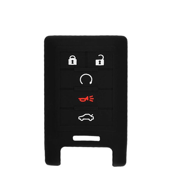 2006-2013 Buick Cadillac Chevrolet / 5-Button Remote Smart Key Silicone Cover / B106 / OUC6000066 (AFTERMARKET)