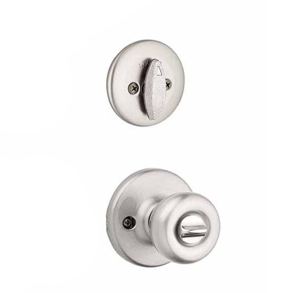 Kwikset - 690T - Tylo Combo Set - Single Deadbolt & Knob - Round Rose - Optional Finish - SmartKey Technology - Grade 3