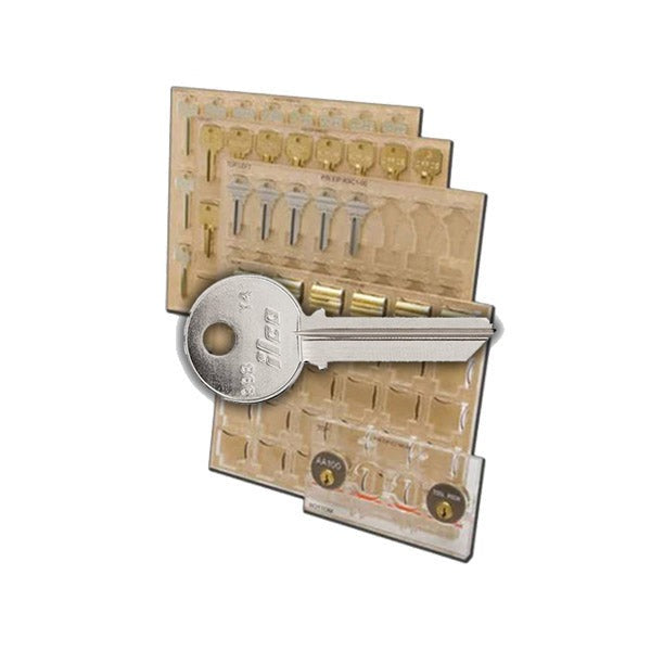 Ilco - EIP-KH9 - Engrave-It - Yale Keys (Ilco Design 998 & 999 Series, Round Head) Key Holder - Holds 21 - for Engrave-It Pro Machine