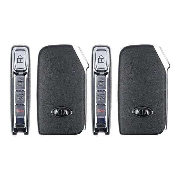 2 x 2020 Kia Telluride / 4-Button Smart Key / PN: 95440-S9000 / TQ8-FOB-4F24 (ON) (OEM) (Bundle of 2)