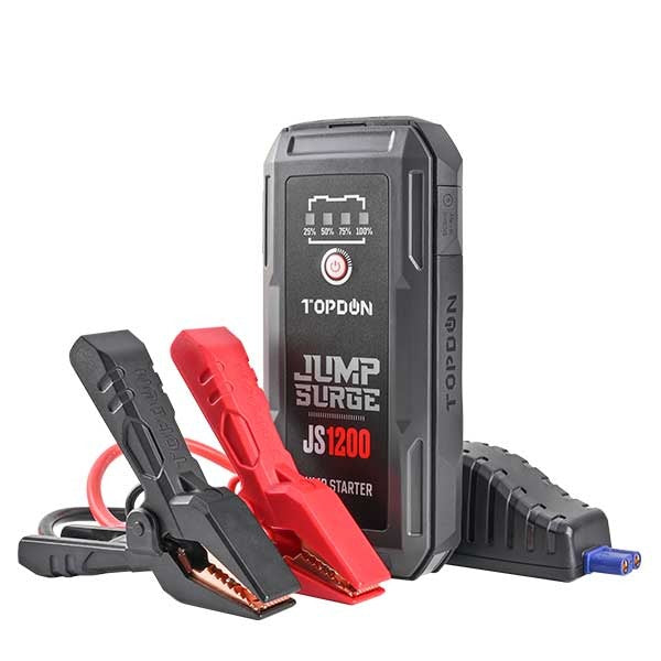 TOPDON - JumpSurge 1200 - Cranking Amp Power Bank & Jumpstarter - Boost Function - w/Flashlight - 12V