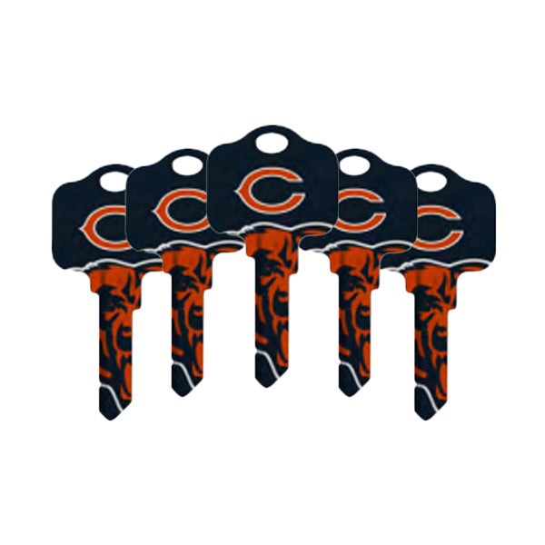 Ilco - NFL TeamKeys - Key Blank - Chicago Bears - SC1 (5 Pack)