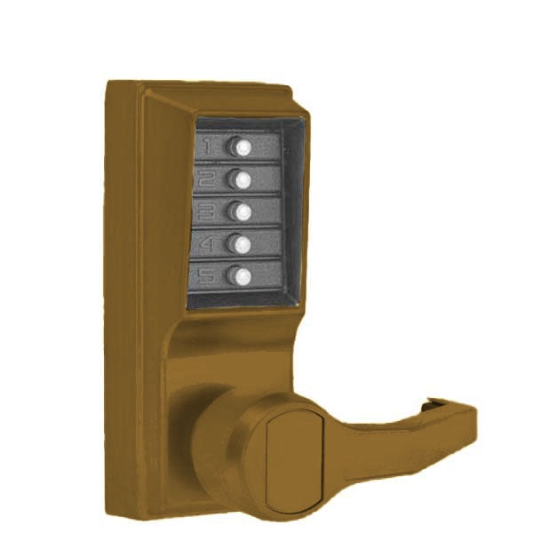 Simplex - LR1011 - Mechanical Pushbutton Cylindrical Lever Set - 23⁄4" Backset - Optional Finish - RH/RHR