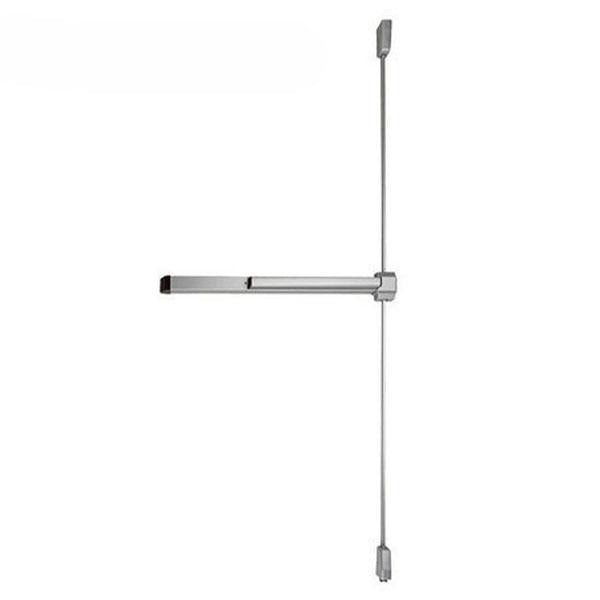 Von Duprin - 2227EO - Surface Mounted Vertical Rod Exit Device - Exit Only - No Trim - Aluminum Finish - 4 Foot