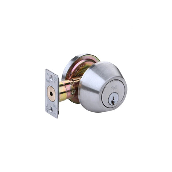 TELL - DB2000 Series - Standard Duty - Tubular Deadbolt - Double Cylinder - Optional Finish - Grade 2