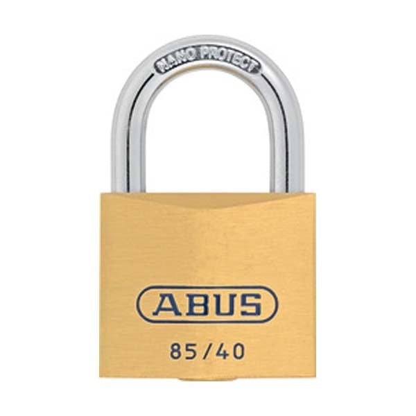 Abus - 87615 - Padlock Brass 85/40 With Label - Optional Keying