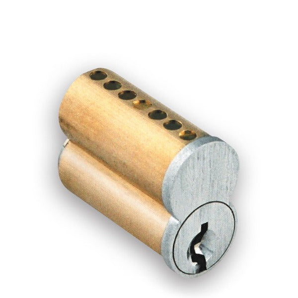 GMS - SFIC- Small Format Interchangeable Core - 6 Pin - Keyed Different - Keyway (Best A to R) - 2 Operating Keys, No Control Key - Satin Chrome