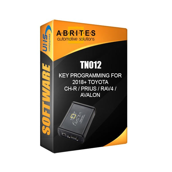 ABRITES - AVDI - TN012 - Key Programming for 2018+ Toyota CH-R / Prius / RAV4 / Avalon