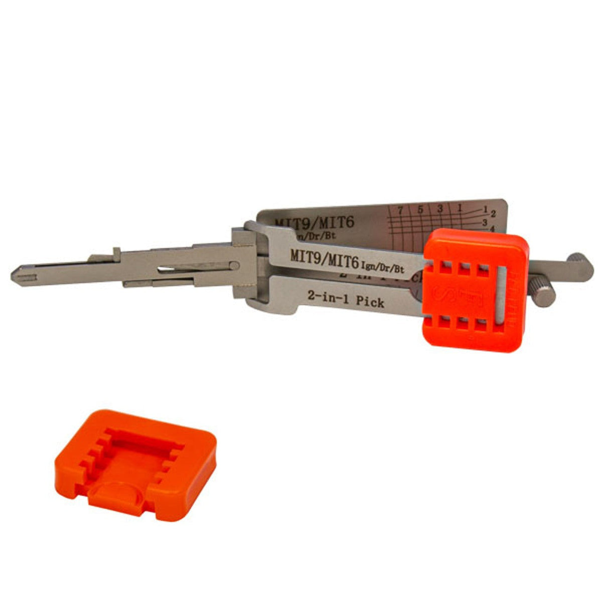 Finger Saver - Thumb Brace Support for Original Lishi Pick Tools - Orange