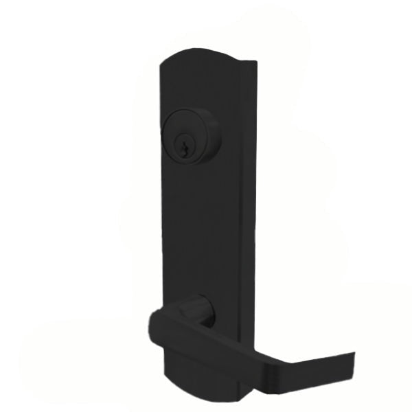 Cal-Royal - Rigid Lever Escutcheon - 2-3/4" Backset - NESC9800 Lever Trim - Classroom - Matte Black - Grade 1